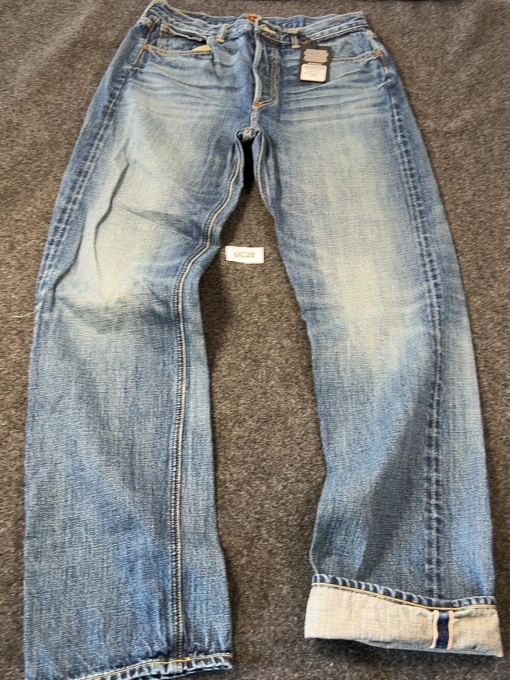 Buck Mason X Lee Loomstate Selvedge Jean Mens Sz 30 NWT Msrp298 [MC28]